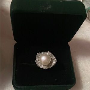 Freshwater Pearl  Silver Ring
